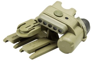 Image of SureFire HL1-D Military Helmet Mount Light, Tan, Yellow-Green/IR/Blinking IR LEDs, HL1-D-TN