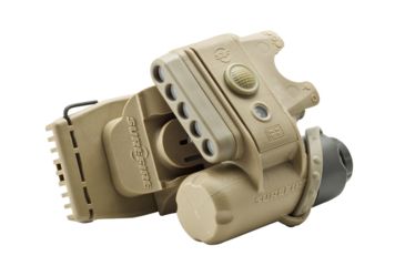 Image of SureFire HL1-D Military Helmet Mount Light, Tan, Yellow-Green/IR/Blinking IR LEDs, HL1-D-TN
