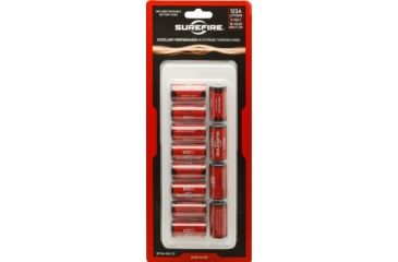 Image of SureFire 3 Volts Lithium Battery Box, 12 Batteries, Clamshell Package, SF12A-BB CS