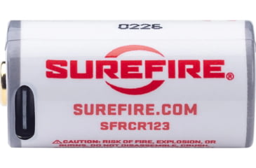 Image of SureFire Lithium-Ion Rechargeable Battery 123A, White, 3.6V, SFRCR123