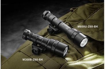 Image of SureFire M300 Mini Scout Light LED WeaponLight,Tailcap Switch Only,200 Lumens M300B-Z68-BK