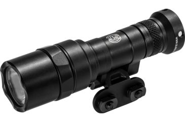 Image of SureFire M340C Mini Scout Light Pro 1 x CR123A LED Compact Weapon Light, 500 Lumens, Swivel, Picatinny, w/ Z68 Click ON/OFF Tailcap, Anodized, Black, M340C-BK-PRO