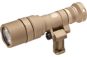 Image of SureFire M340C Mini Scout Light Pro 1 x CR123A LED Compact Weapon Light, 500 Lumens, Swivel, Picatinny, w/ Z68 Click ON/OFF Tailcap, Anodized, Tan, M340C-TN-PRO