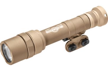 Image of SureFire M640U Scout Light Pro 2 x CR123A LED Weapon Light, 1000 Lumens, Swivel, Picatinny, w/ Z68 Click ON/OFF Tailcap, Anodized, Tan, M640U-TN-PRO