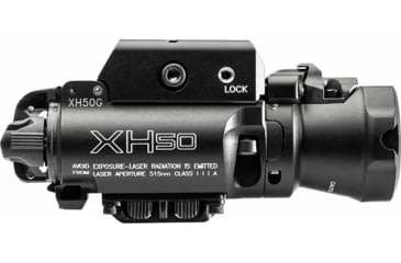 Image of SureFire Masterfire RDH Weaponlight, Black-Green Laser, Anodize, XH50G