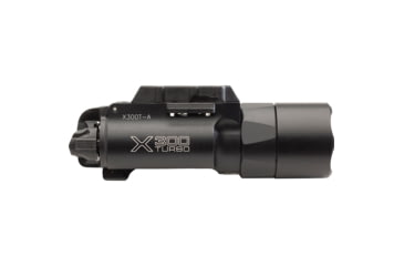 Image of SureFire X300T Turbo Series High-Candela LED Weapon Light, 123A Lithium, White Light, 650 Lumens, Black, X300T-A
