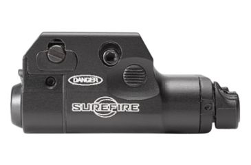 Image of SureFire XC2-A Light&amp;Laser Compact Pistol Light With Laser, 5Mw, 635 Nm, Red 1.5V, Wedge Lock Universal/Picatinny Rail Mount, 300 Lumens, One Aaa Battery, Type Iii Anodized Aluminum, Black, XC2-A