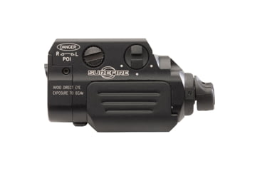 Image of SureFire XR2 Ultra-Compact Rechargeable LED Pistol Light w/ Laser, Rechargeable Lithium Polymer, White Light / Green Laser, 800 Lumens, Black, XR2-A-GN