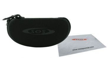 Image of Survival Optics Sunglasses Eyeguards/Wheelz Goggles, Black Frame, Gray Anti-Fog Lens 4783