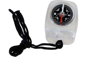 Image of Survive Outdoors Longer Whistle Compass, Clear, 0140-0022