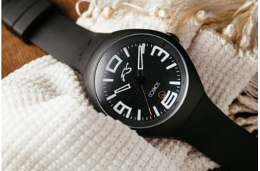 Image of Szanto Icon Frank Stephenson Cosmos Watches, Black Dial, Black Strap, Black, One Size, IC-FS-9001
