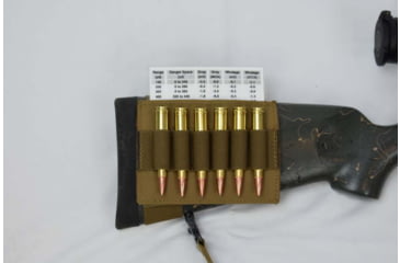 Image of Tac Shield PRECISION RIF STOCK SHELL HOLDER 8 SHELLS BLACK COYOTE F2F37872