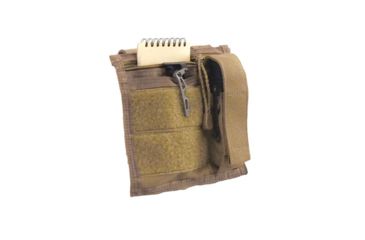 Image of Tactical Assault Gear MOLLE Admin Pouch with Flashlight Pouch Coyote Tan 811986