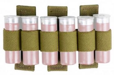 Image of Tactical Assault Gear TAGs MOLLE Shotgun Shell Strip - 6 Round, Coyote 832641