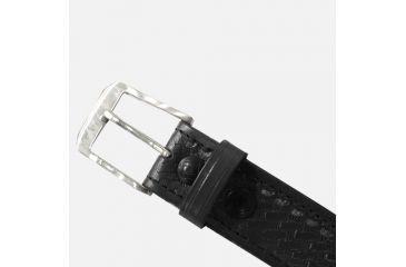 Image of Tagua Gunleather Basketweave Leather Belt Size 38 Black BELD-130