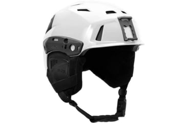 Image of Team Wendy M-216 Backcountry Ski Helmet w/ Princeton Tec Switch Rail Light, White/Gray, Small/Medium, 83-1WHGY-SR