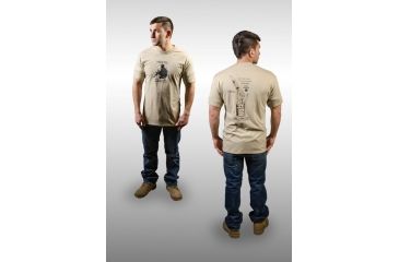 Image of Tops Knives Operator T-Shirt, Tan, Large, TS-OPLG