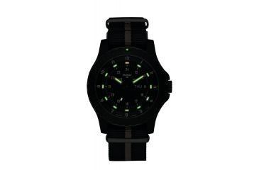 Image of Traser Sand, Textile- Sand/Black Strap, Black/Sand, 45mm, 100232