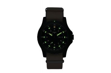 Image of Traser Sand, Textile - Sand Strap, Black/Sand, 45mm, 100228