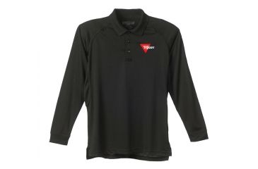 Image of Trijicon Performance Polo Long Sleeve Shirt - Small, Black AP25S