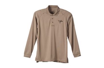 Image of Trijicon Performance Polo Long Sleeve Shirt - XL, Khaki AP26XL