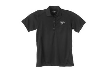 Image of Trijicon Short Sleeve Ladies Polo with Logo, Black, X-Large AP46-XL