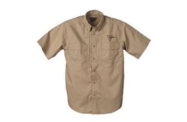 Image of Trijicon Short Sleeve Tactical Shirt with Logo, Khaki, X-Large AP28-XL
