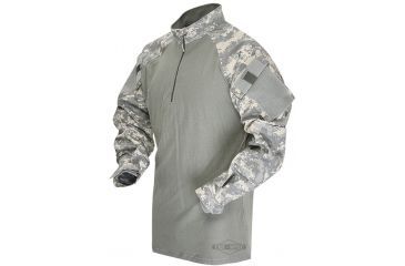 Image of Tru-Spec 1/4 Zip Tac Response Combat Shirt Nylon/Cotton Rip-Stop, Army Digital/Foliage, XLarge Long 2542026