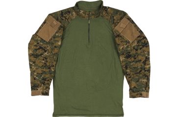 Image of TRU-SPEC 1/4 Zip Tactical Response Shirt - Men's, Extra Small, Regular, Olive Drab/Woodland Digital, 2569002