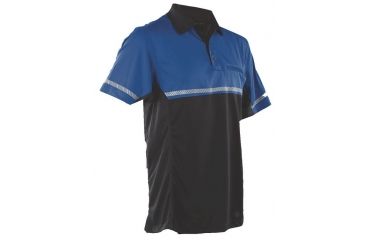 Image of Tru-Spec 24-7 Series Bike Performance Shirt w/Reflective Tap, S/S, Royal Blue, XS 4550002