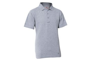 Image of Tru-Spec 24-7 Short Sleeve Polo Shirt, Male, Heather Grey, 4XL, Reg Length 4338009