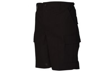 Image of Tru-Spec BDU 100% Cotton Rip-Stop Shorts, Black, L 4202005