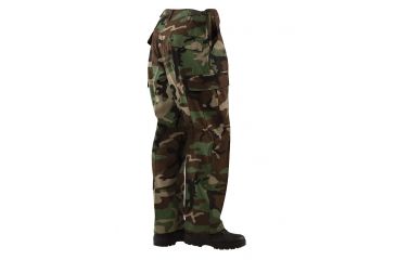 Image of TRU-SPEC BDU Cotton/Nylon Ripstop Pants - Men's, Woodland Camo, Extra Small, Short, 1276042
