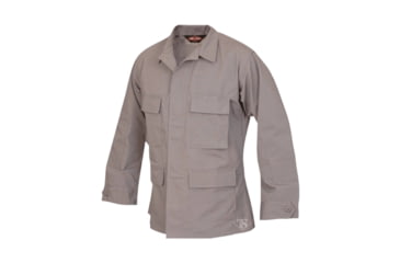 Image of TRU-SPEC Classic BDU Coat 65/35 Rip Stop Jacket - Mens, Grey, XSR, 1301002