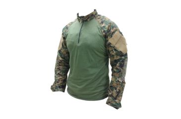 Image of Tru-Spec Combat Tru Xtreme Shirt Woodland Dig. Nyco Rip Stop, 2XLarge, Regular 2586007