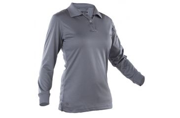 Image of Tru-Spec Ladiesft  24-7 Series Performance Polo Shirt, L/S, Steel Grey, 5XL 4564010