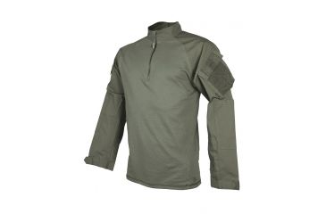 Image of TRU-SPEC 1/4 Zip Tactical Response Shirt - Men's, Extra Small, Regular, Ranger Green, 2514002