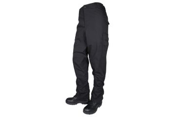 Image of Tru-Spec Mens Tru Basic P/C R/S W/ Zp Fly, Black, Large, Regular 1827005