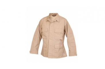 Image of Tru-Spec Polyester-Cotton BDU Jacket - Men's, Khaki, Extra Large, Regular Length 1310006