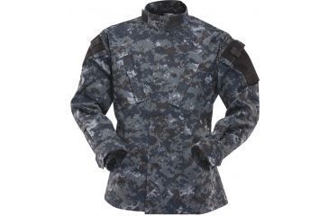 Image of Tru-Spec Tactical Response Shirt MIDNIGHT DIGITAL P/C R/S, Large Long 1311025