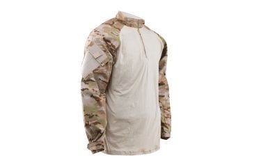 Image of TRU-SPEC 1/4 Zip Tactical Response Shirt - Men's, Medium, Regular, MultiCam Arid/Sand, 2536004