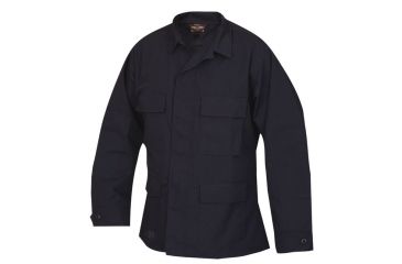 Image of Tru-Spec 4.5oz 65/35 Vat Dyed Poly/Cotton Rip-Stop BDU Uniform Coat, Navy, XLL 1333026