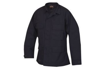Image of Tru-Spec 4.5oz 65/35 Vat Dyed Poly/Cotton Rip-Stop BDU Uniform Coat, Navy, XLR 1333006