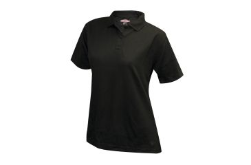 Image of Tru-Spec Women's Short Sleeve Performance Polo Shirt, Black, Medium 4375004