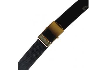 Image of 5ive Star Web Belt, Black 44in., Gld Buckle 4121000