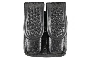 Image of TUFF Products Double Magazine Pouch  Fits Extended Mags Size 2  Black Basketweave, Extended GLOCK Double Stack Magazines 7502-BWH-2E