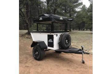 Image of Tuff Stuff Overland Expedition Trailer, White/Black, NSN N, TS-TRAILER-EC