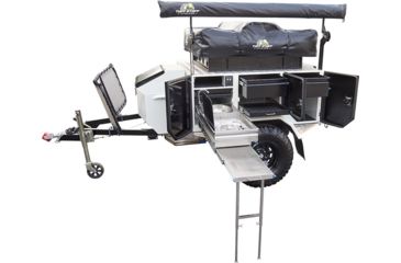 Image of Tuff Stuff Overland Extreme Basecamp Trailer, White/Black, NSN N, TS-TRAILER-BC