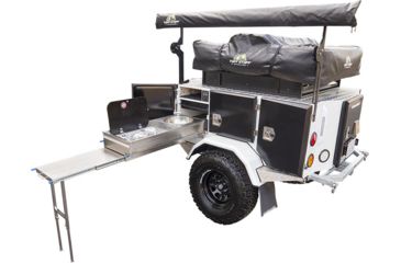 Image of Tuff Stuff Overland Extreme Basecamp Trailer, White/Black, NSN N, TS-TRAILER-BC