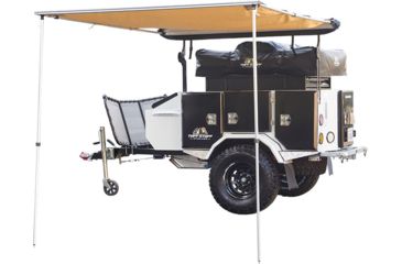 Image of Tuff Stuff Overland Extreme Basecamp Trailer, White/Black, NSN N, TS-TRAILER-BC